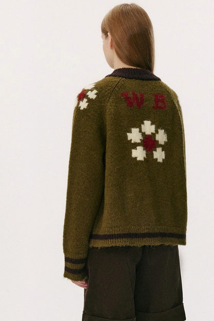 Heart Pony Knitted Cardigan