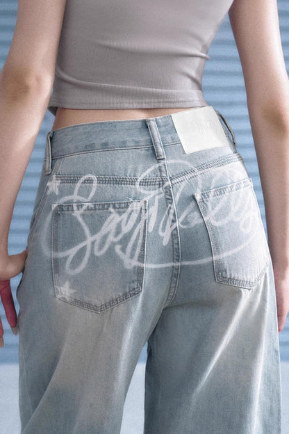 Teen Graffiti Skinny Jeans