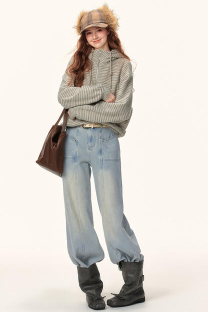 Sweet Rabbit Hooded Top