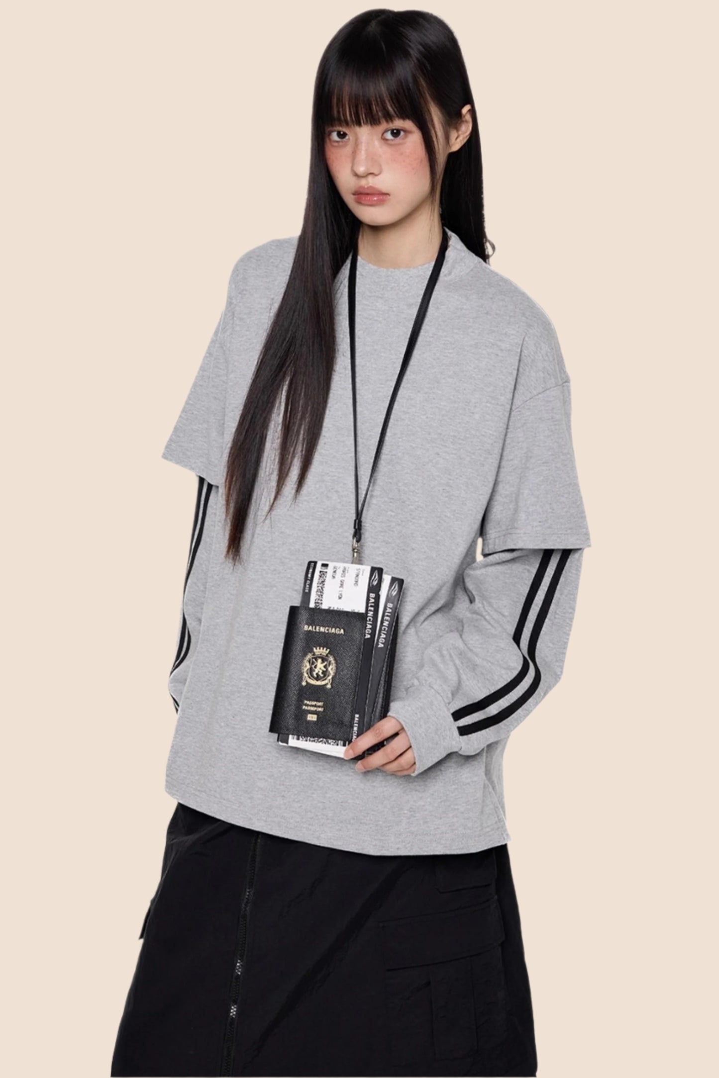 Stripe Long Sleeve Top