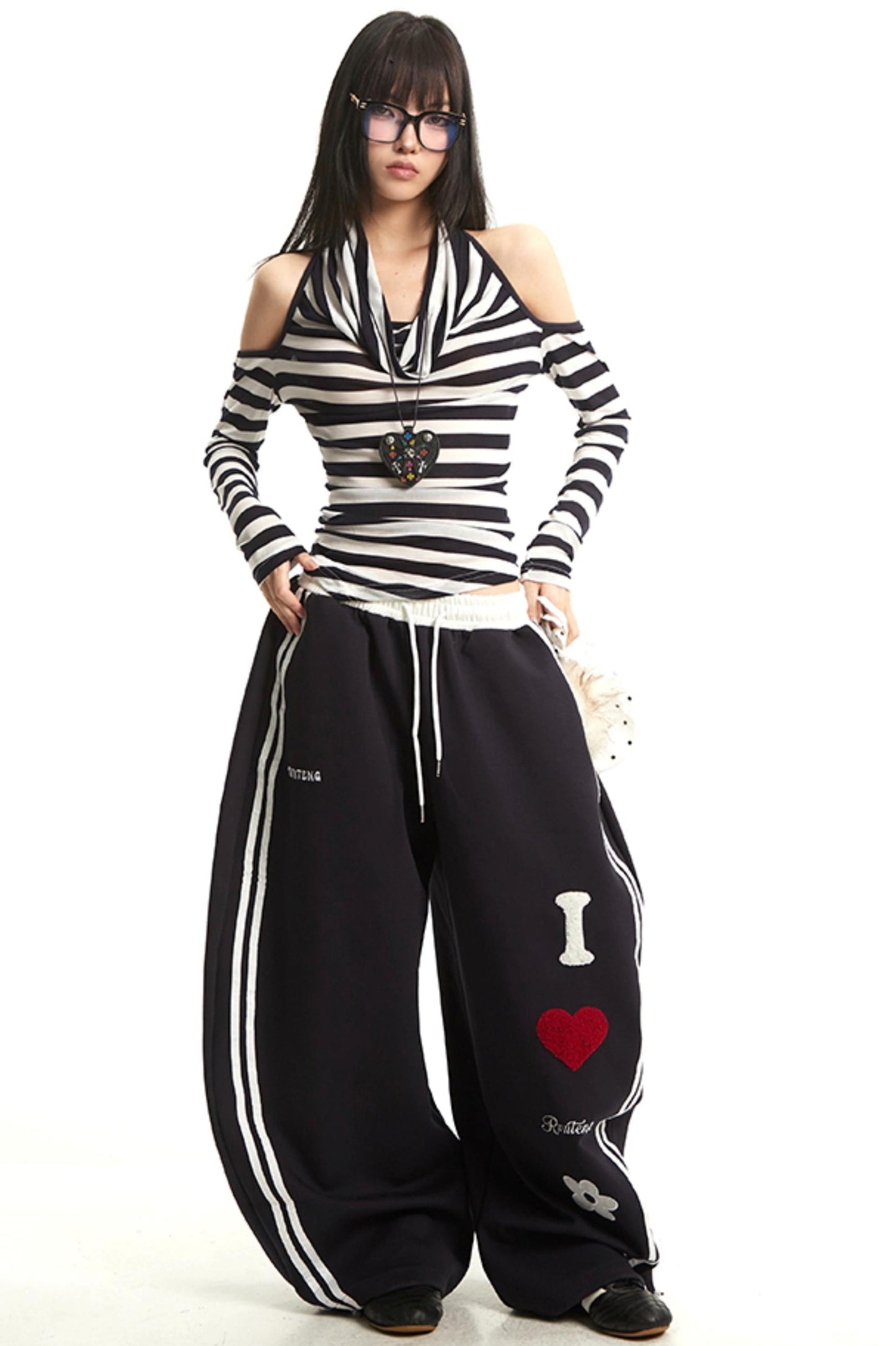 Vintage Halterneck Long Sleeve T-Shirt