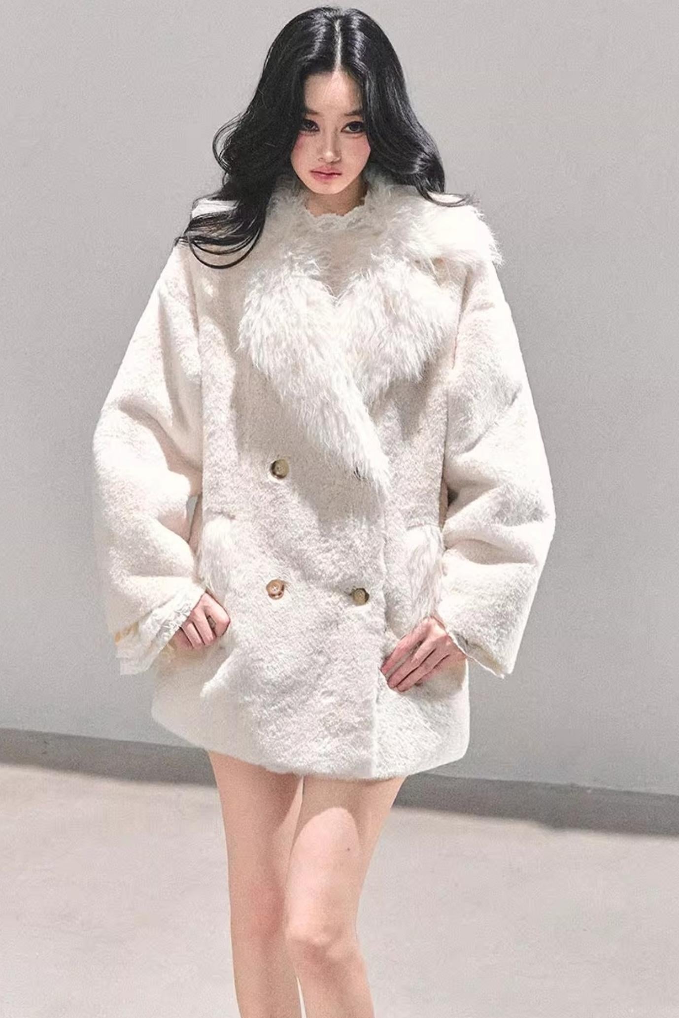 Elegant Winter Fur Coat