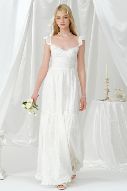 Summer Lace Halter Dress