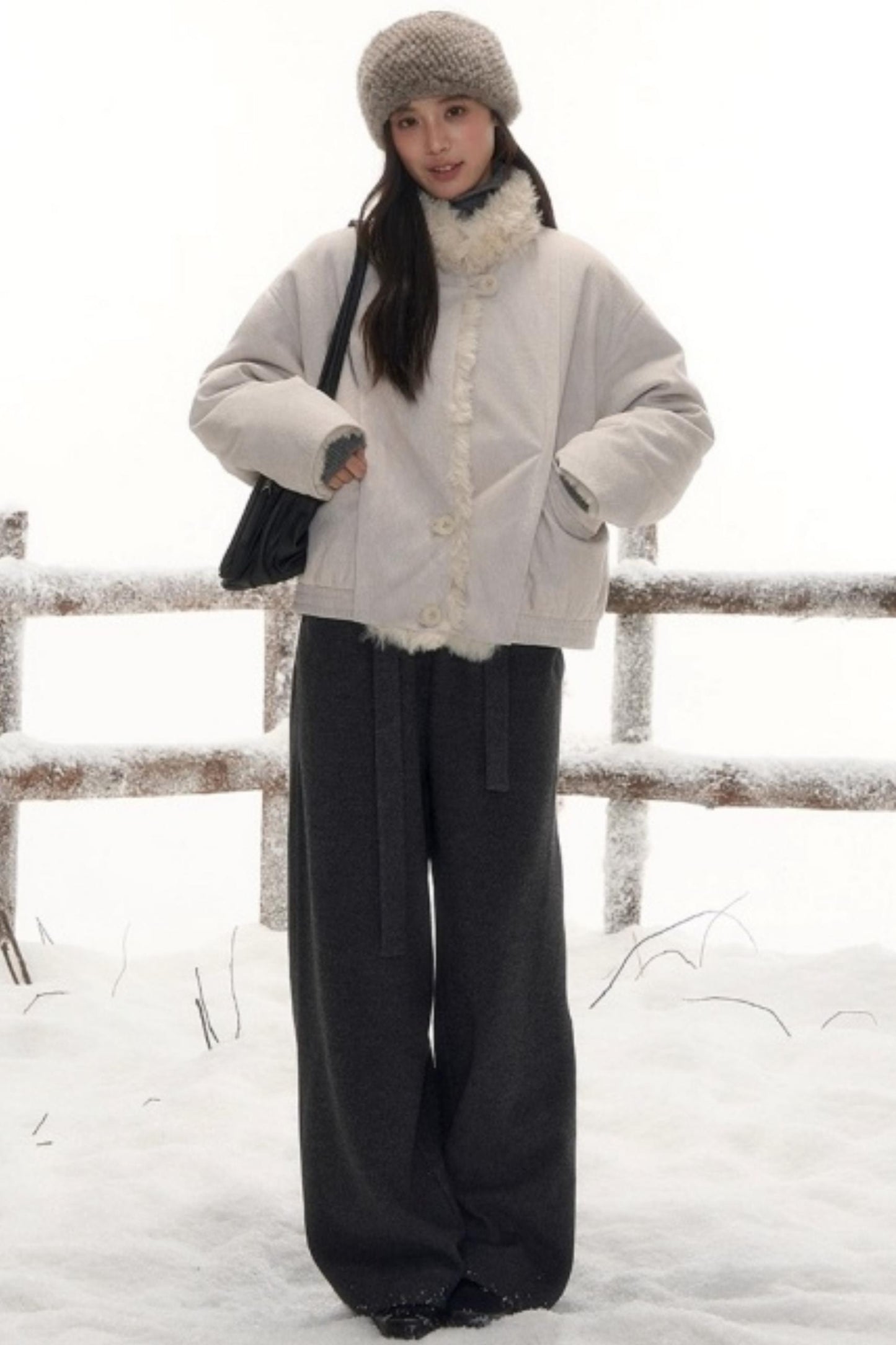 Reversible Lamb Wool Coat