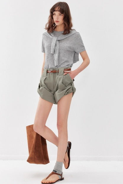 Wool Knit Cardigan Set-Up