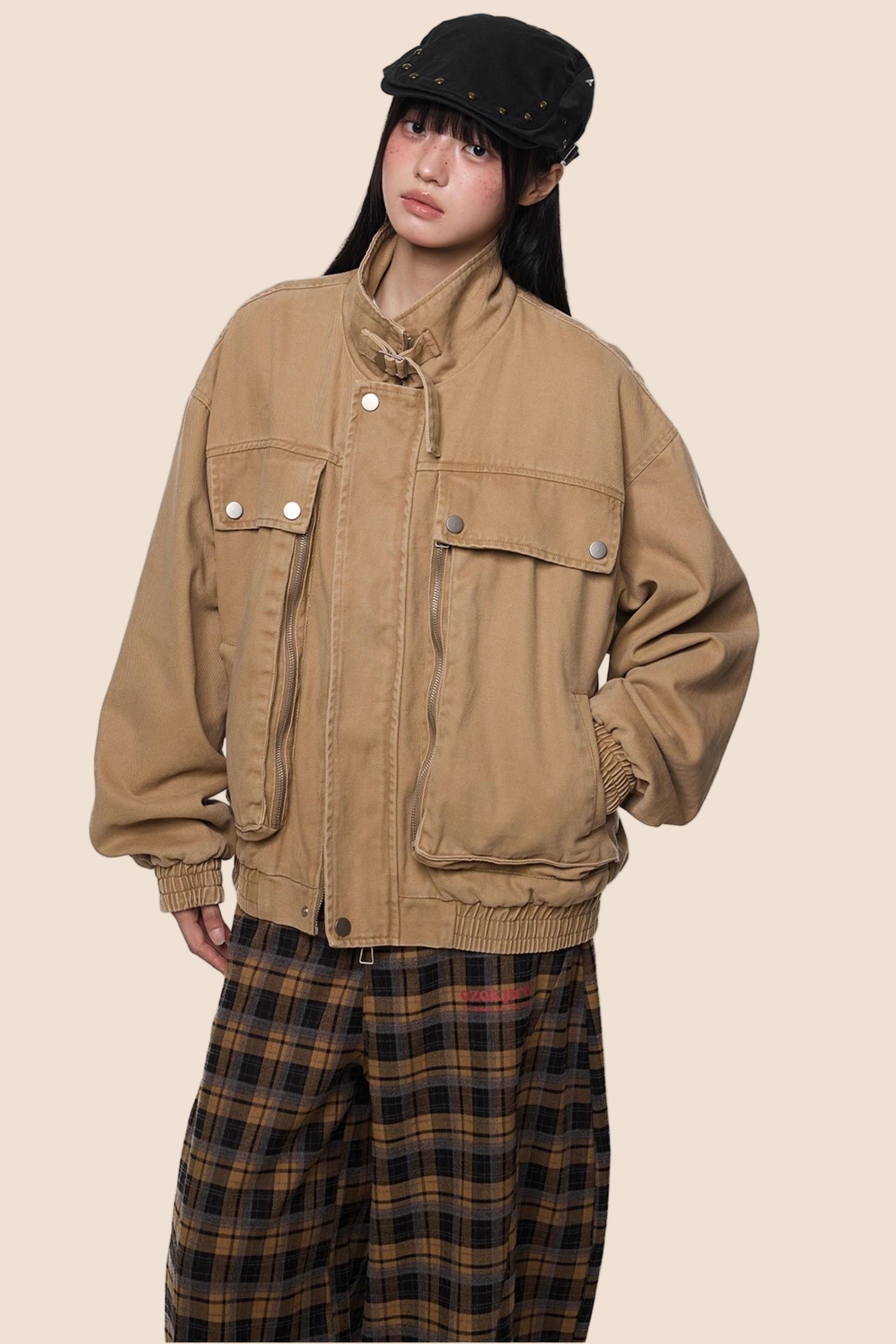 Autumn Vintage Cargo Jacket