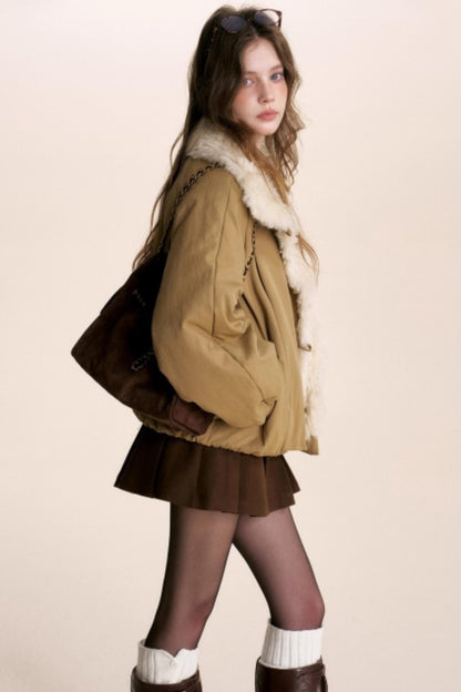 Plaid Flocked Bow Skirt