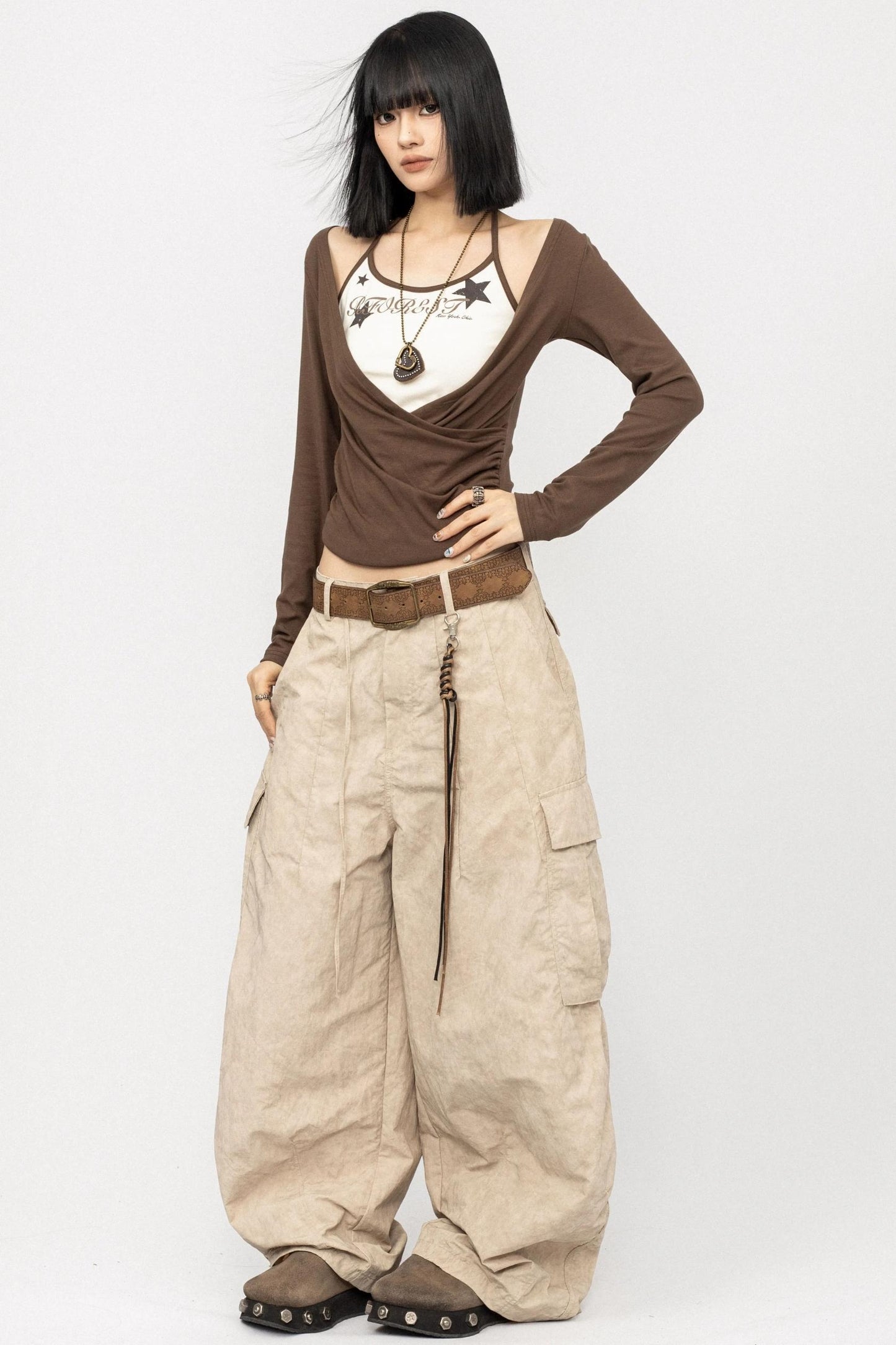 Vintage Spice Swing Halterneck T-Shirt