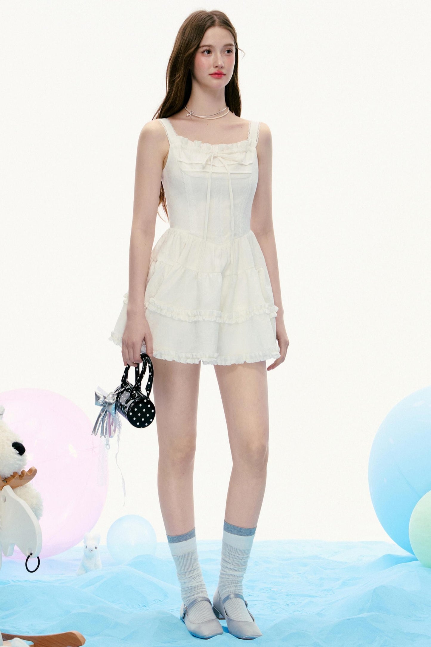 French Vintage Slim Slip Dress