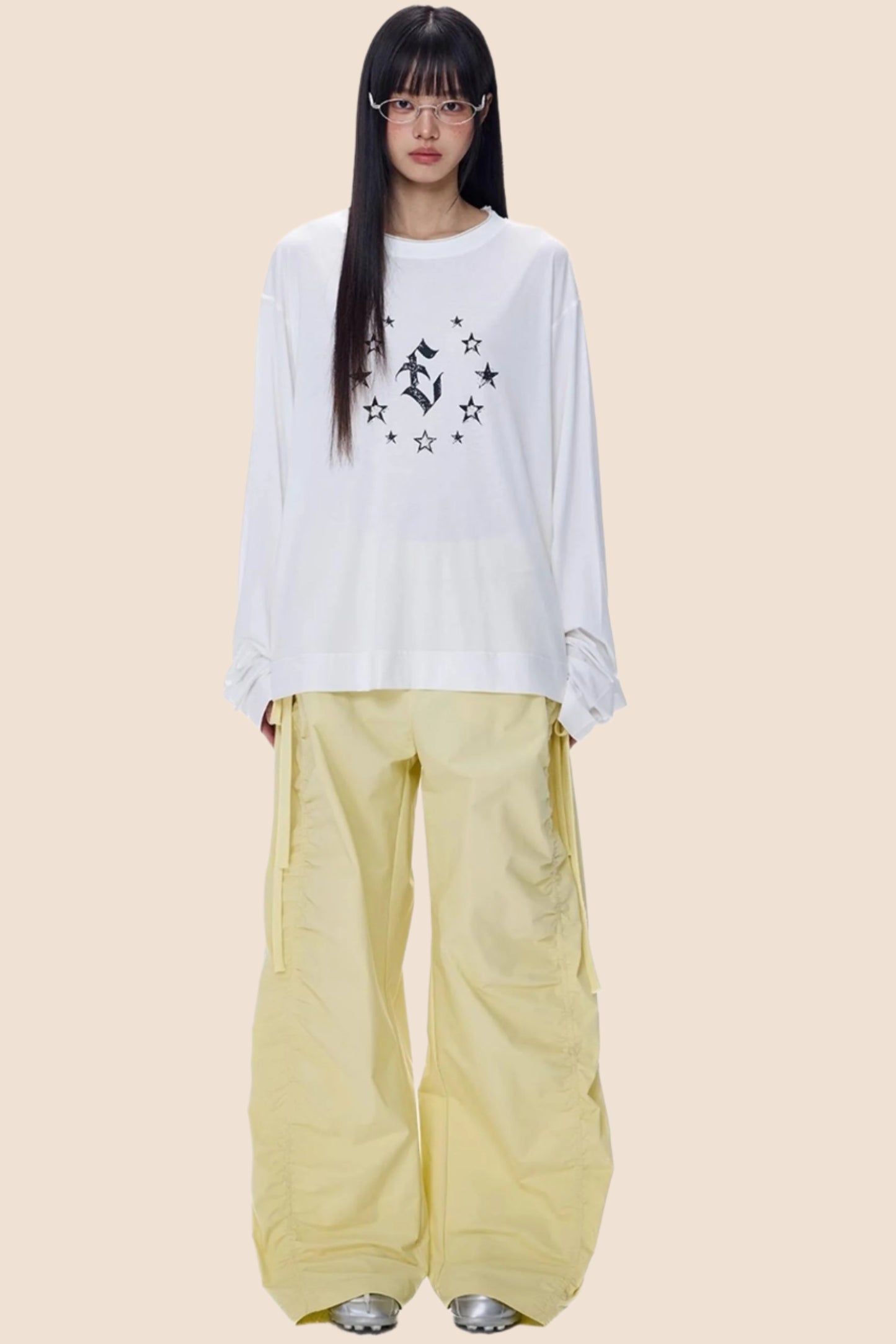 American Star Print Long Sleeve T-Shirt