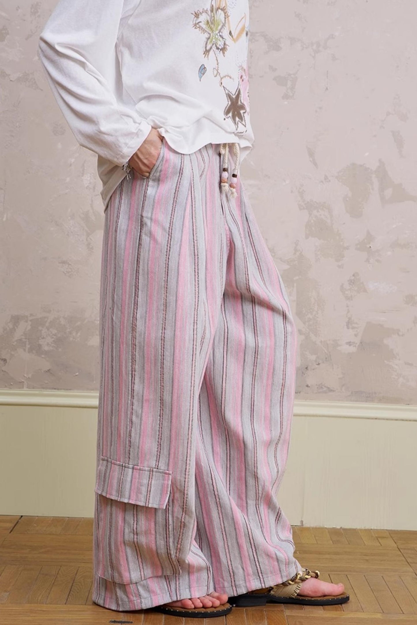 Summer Striped Trousers