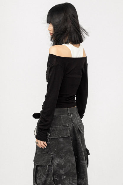 Slim Spice Girl Long Sleeve Top