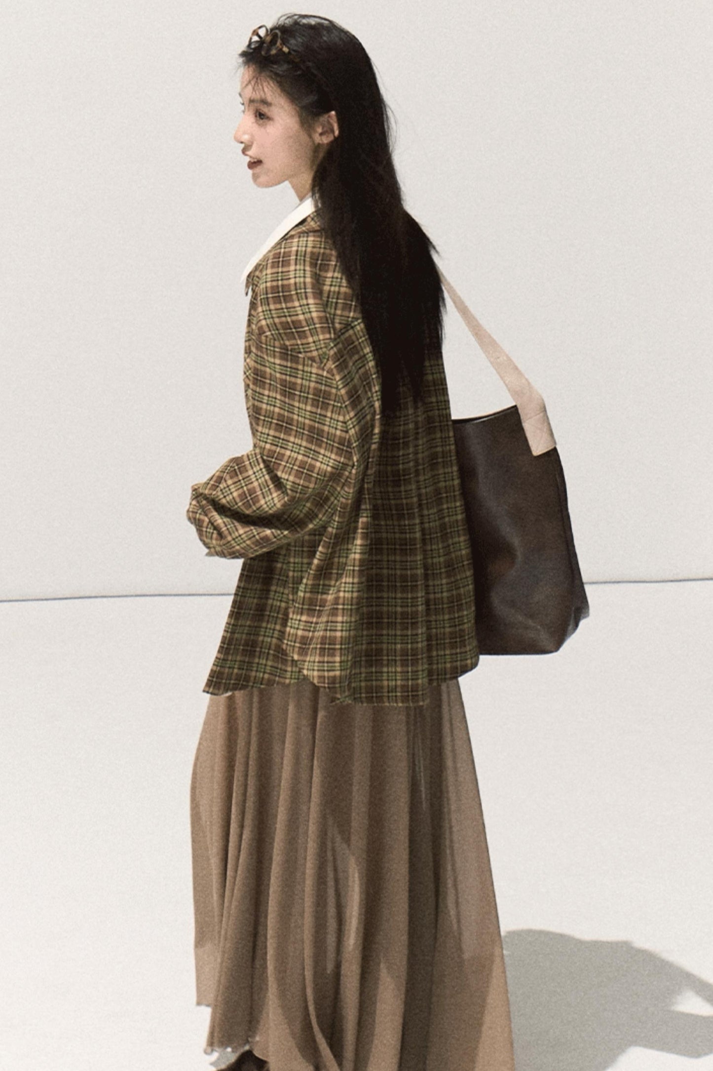 Soft Mist Shoulder Dress