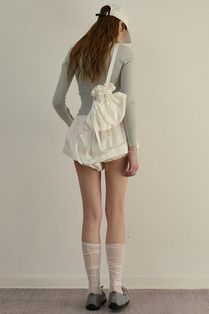 Chill White High-Waist Pants