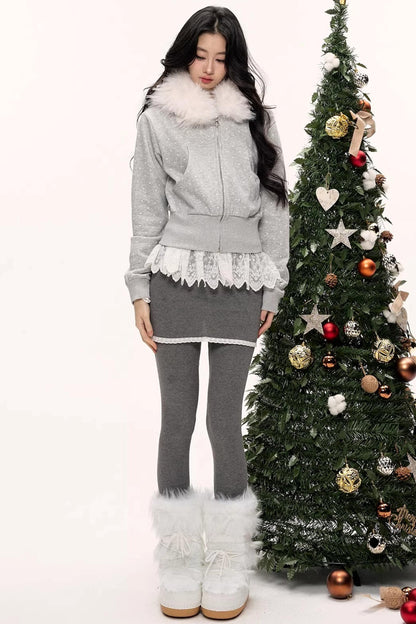 Winter Polka Dot Pants