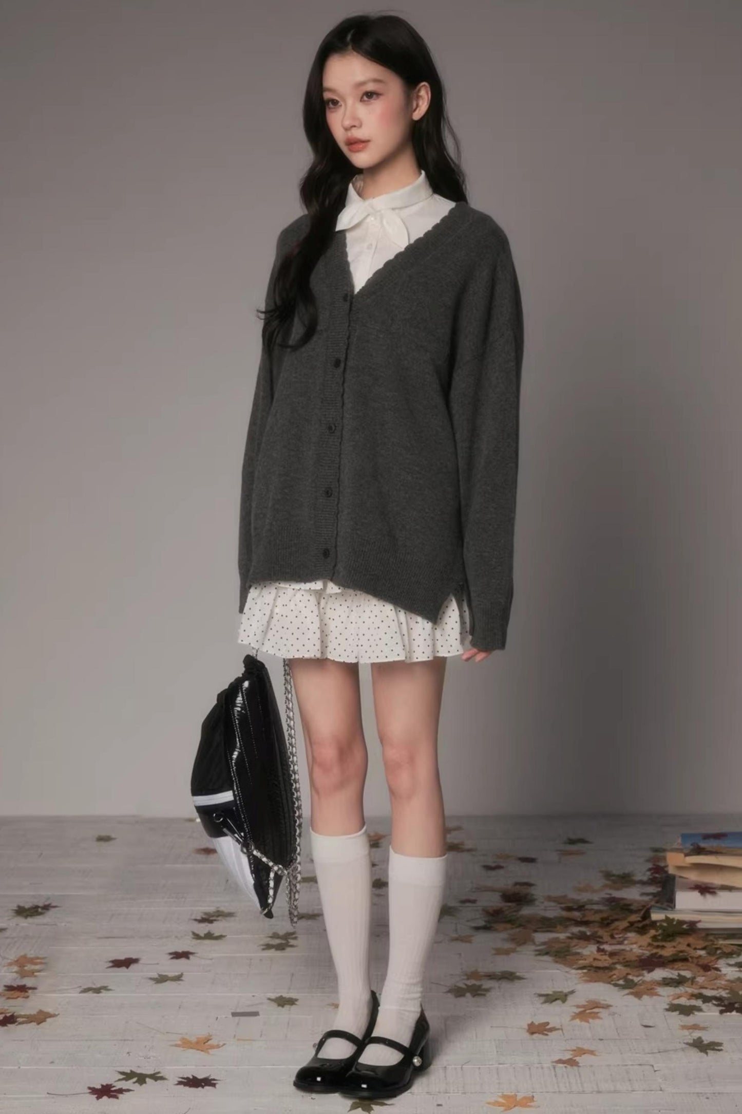 Lace Knit Feminine Cardigan