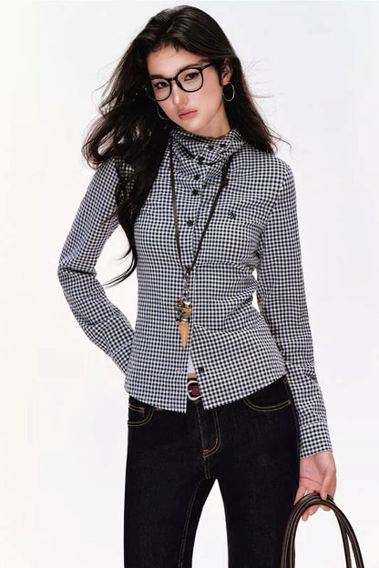 Temperament Waist Slimming Fashion Top