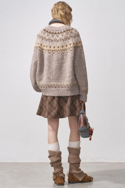 Festive Fair Isle Sweater