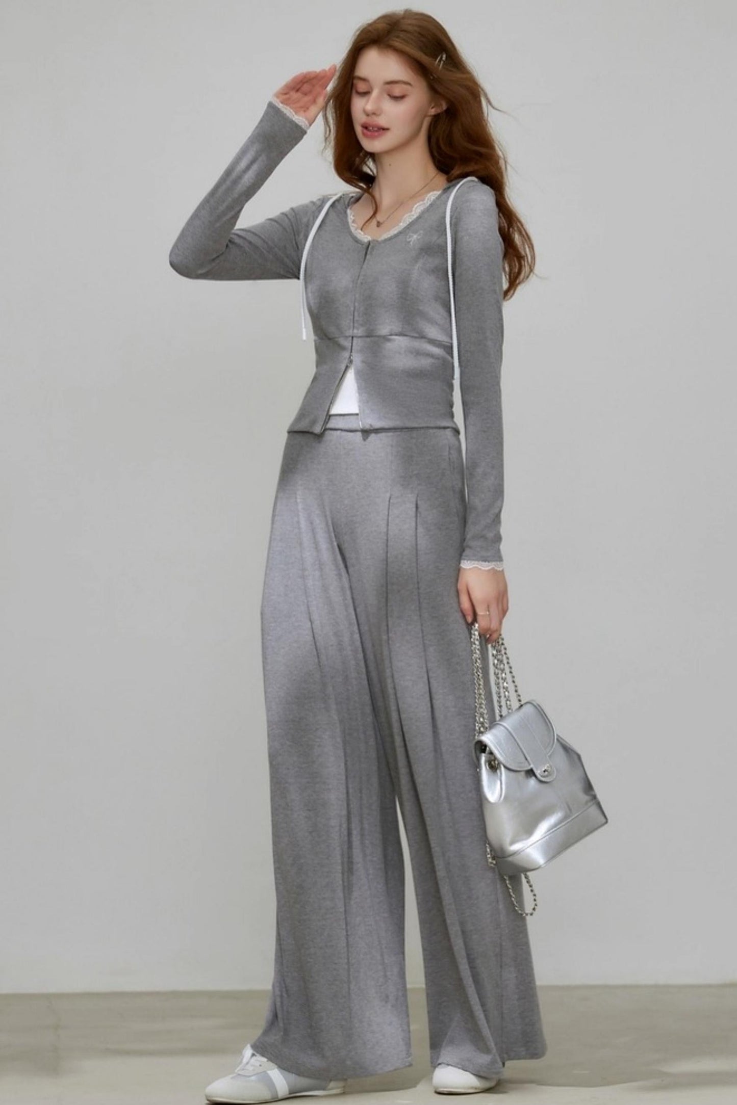 Slimming Autumn Cardigan Set-Up