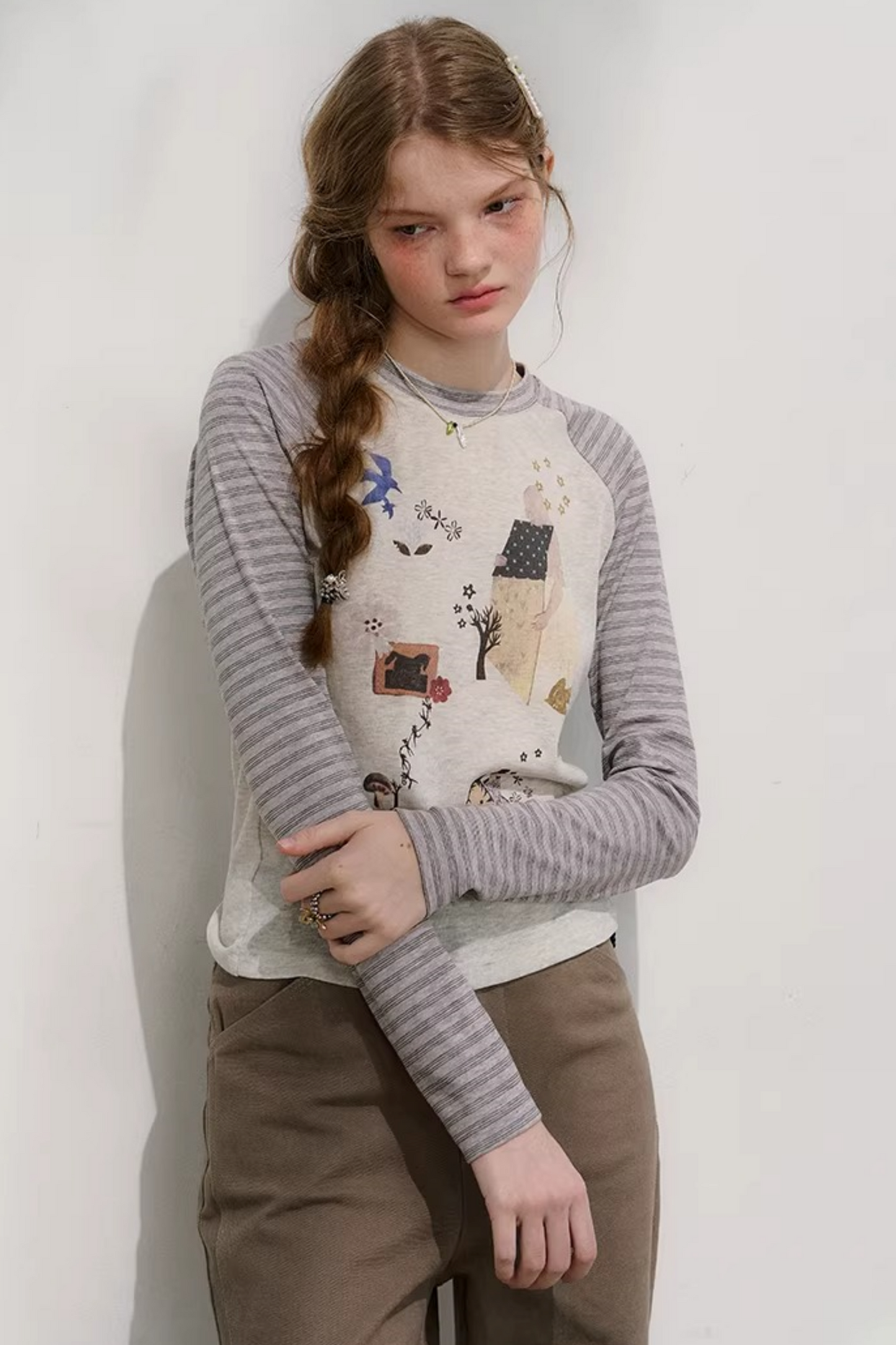 Sleepy Spring Retro Blouse