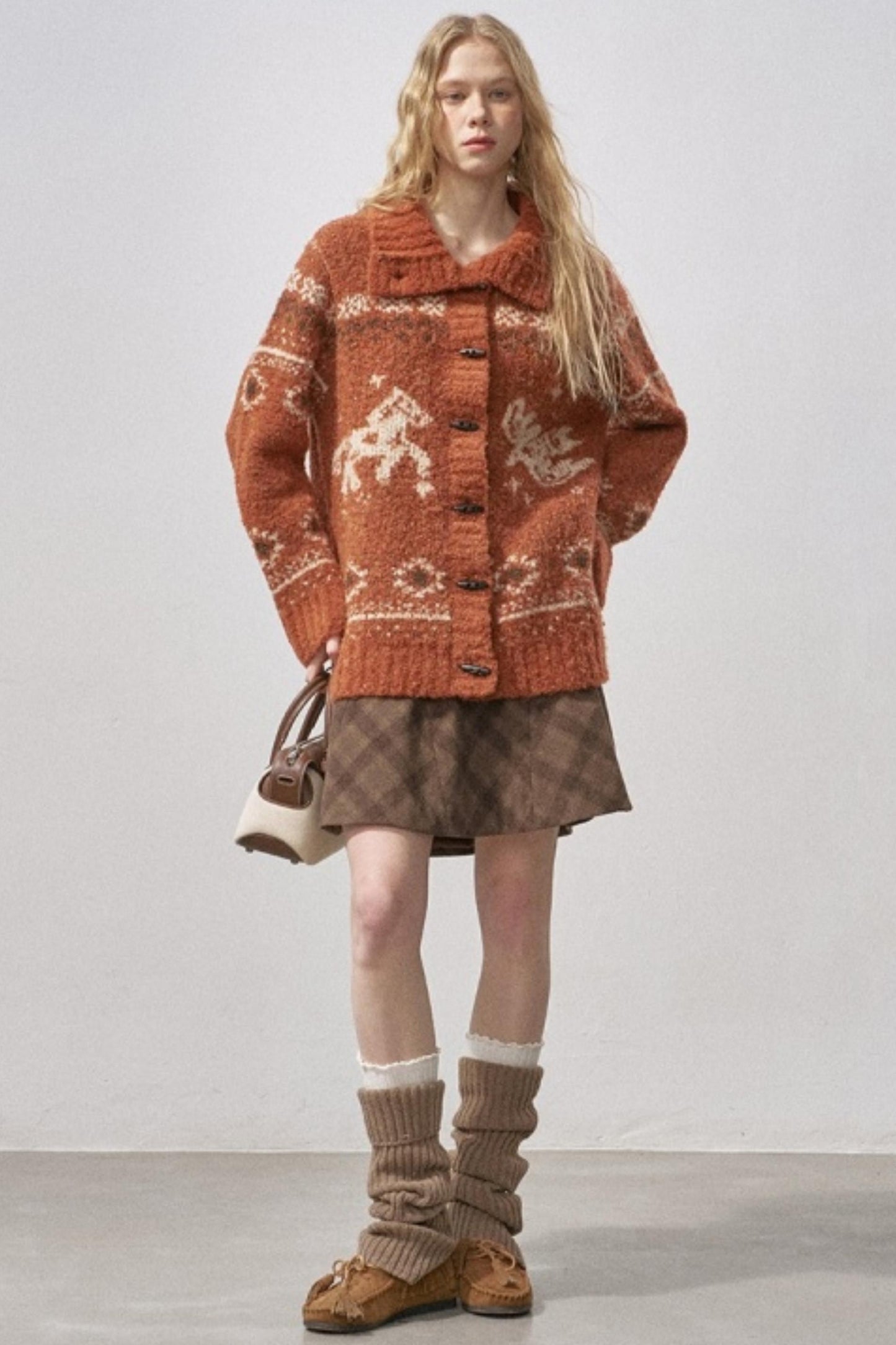 Bird and Pony Knit Cardigan