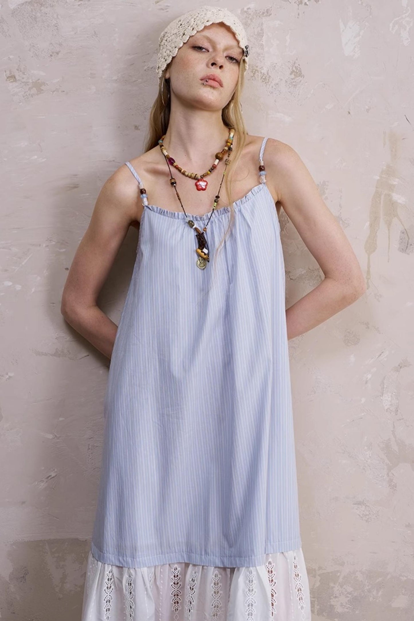 Textured Skirt Dress