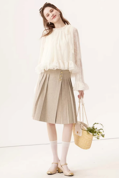 Chiffon Bow Ribbon Blouse