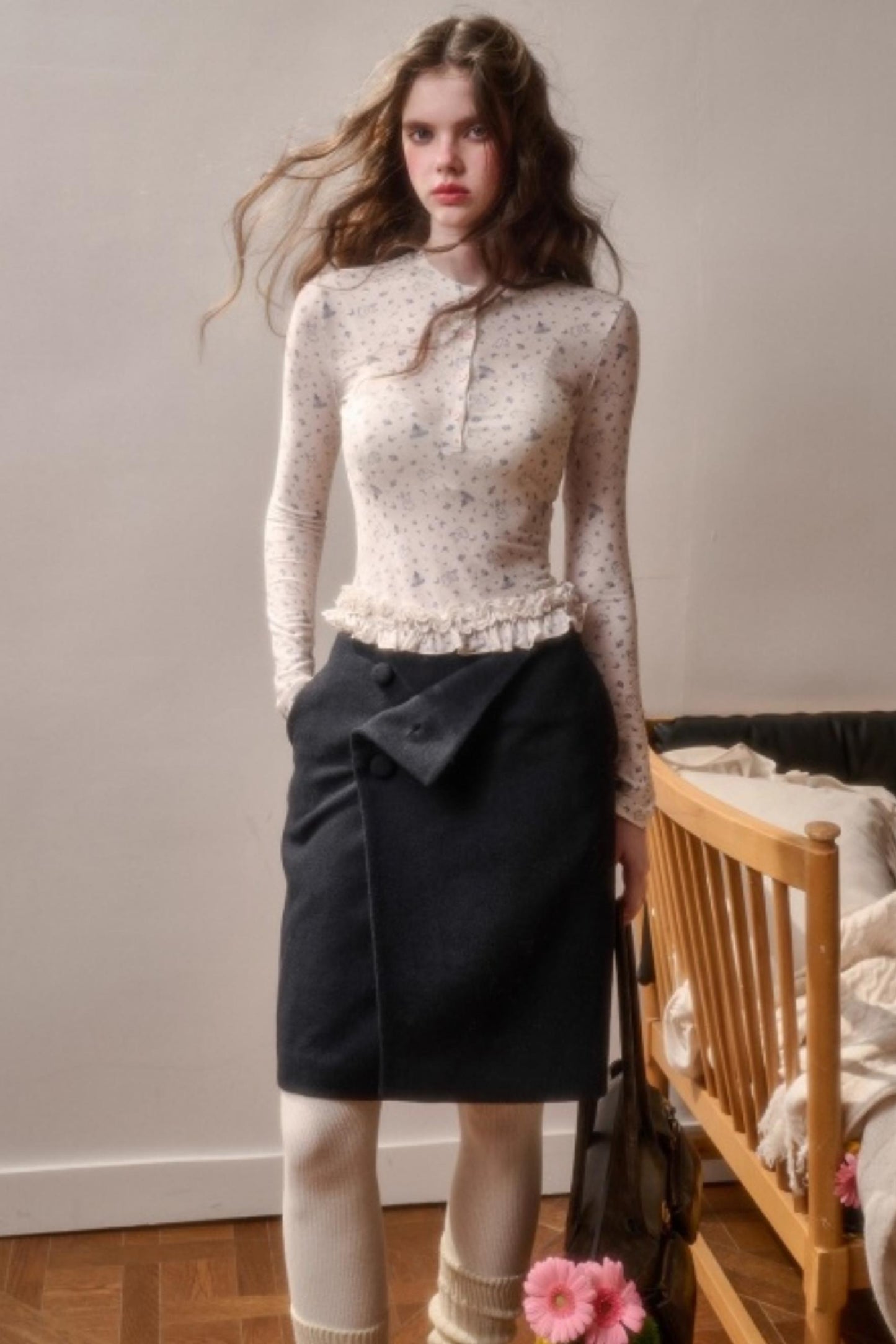 Fluffy Rabbit Lace Top