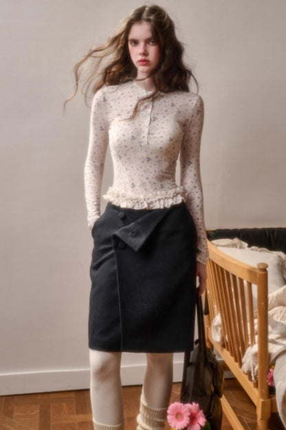 Fluffy Rabbit Lace Top