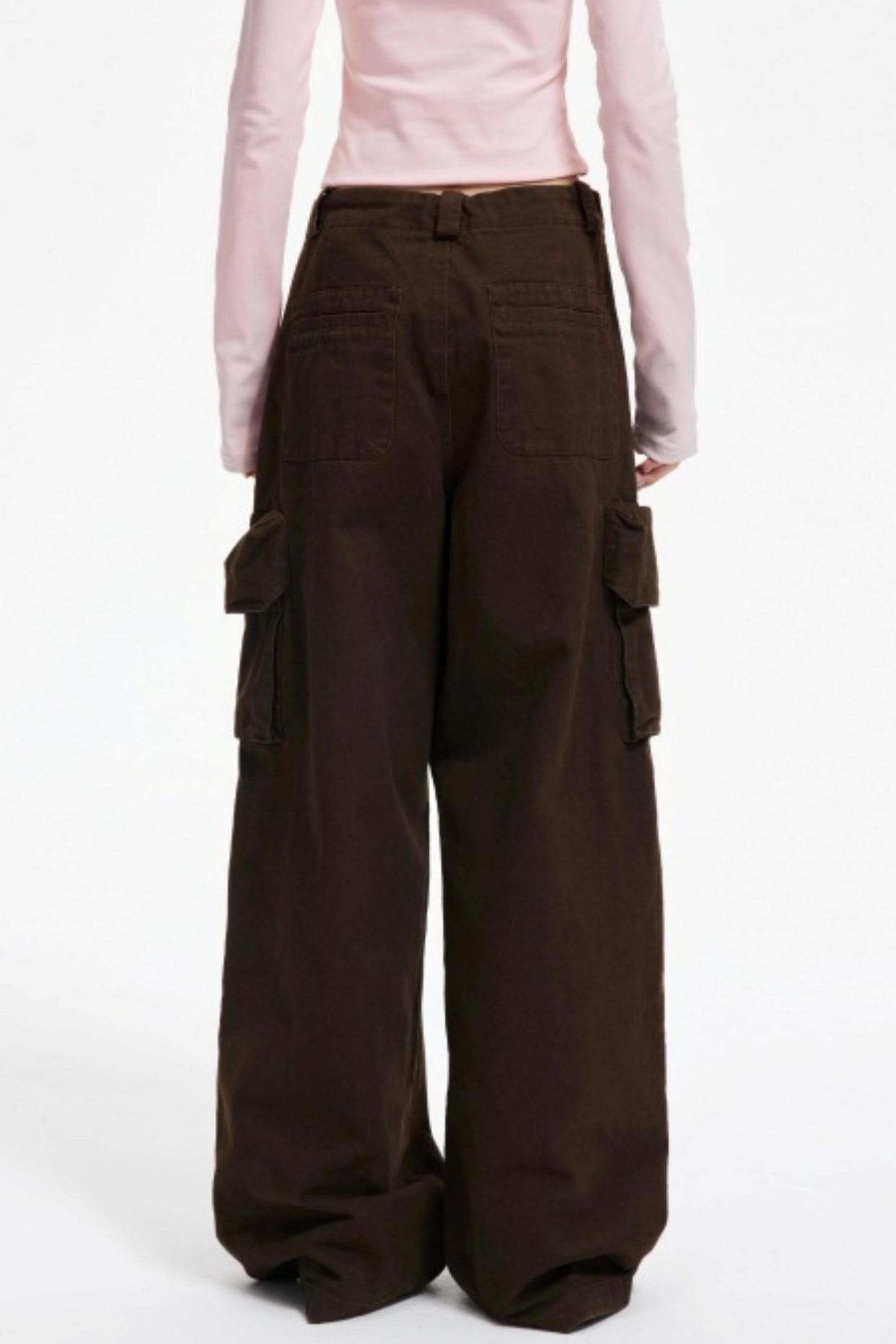Vintage Drawstring Loose Cargo Pants