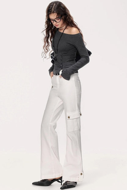 Retro Bootcut Cargo Pants