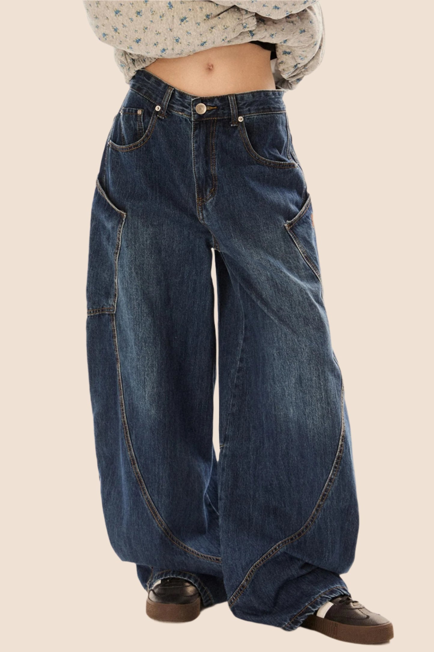 Original Straight Mop Jeans Pants