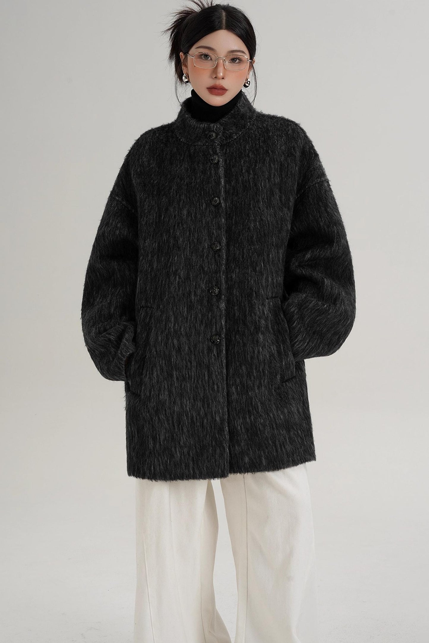 Elegant reversible Wool Coat