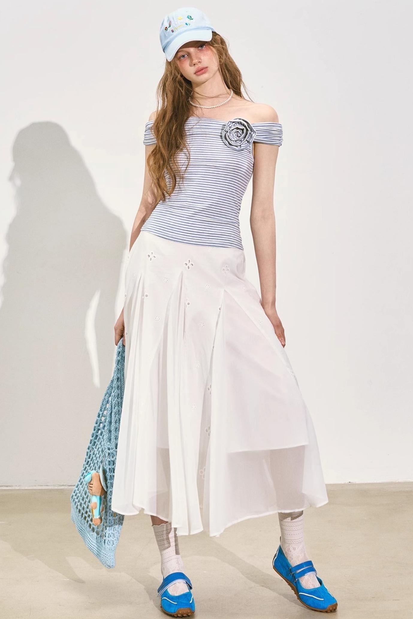 Fairy Floral A-Line Skirt