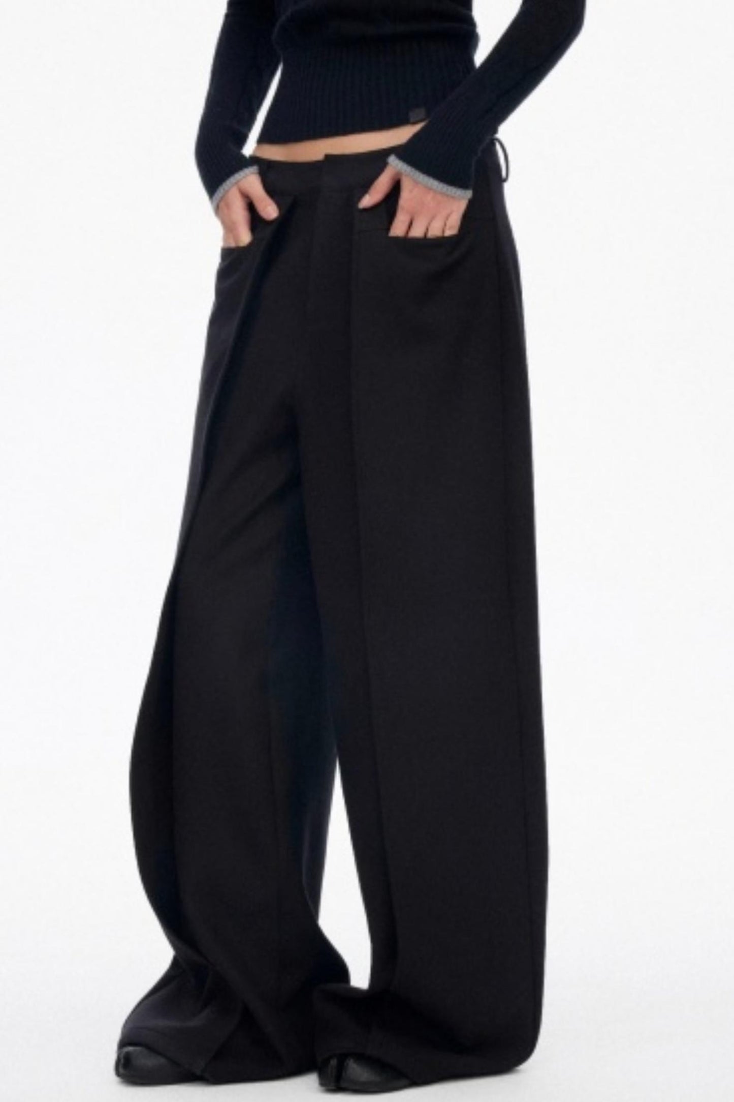 Luxury Pleated Draped Pants