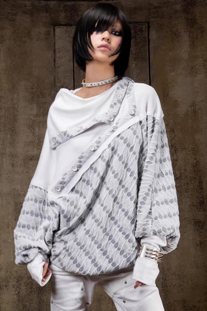 Stacked Collar Knit Top