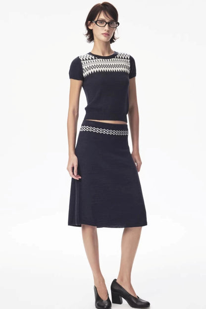 Wool Fair Isle Knit Set-Up