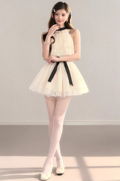 Princess Halter Lace Dress