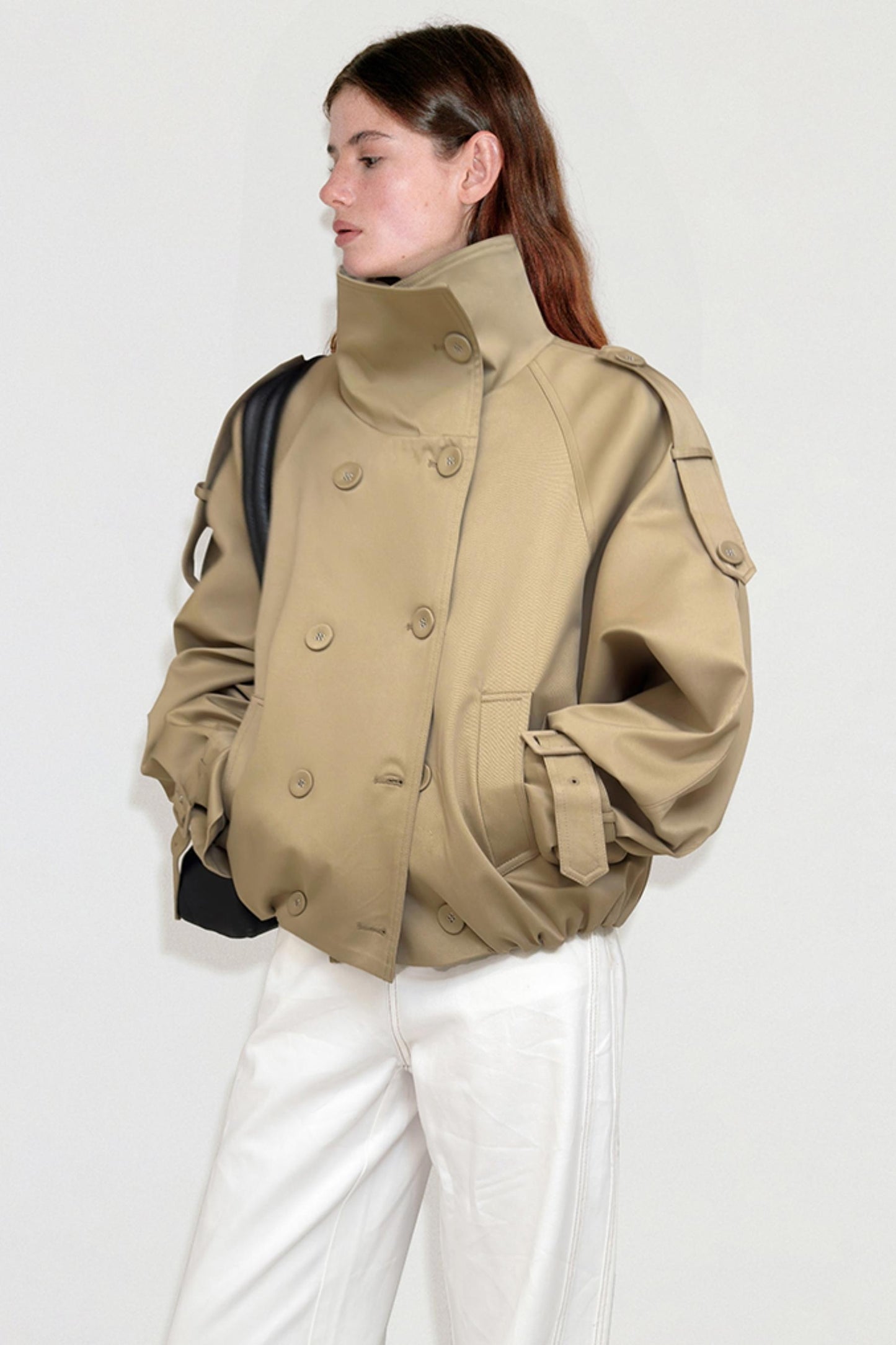 Classic Double-Breasted Trench Coat