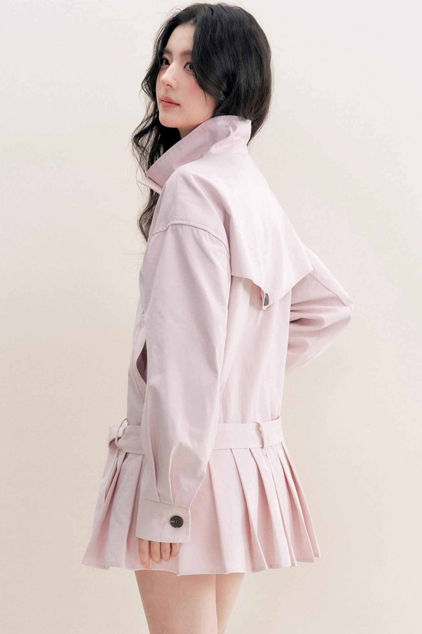 Geek Chic Lace Trench Coat