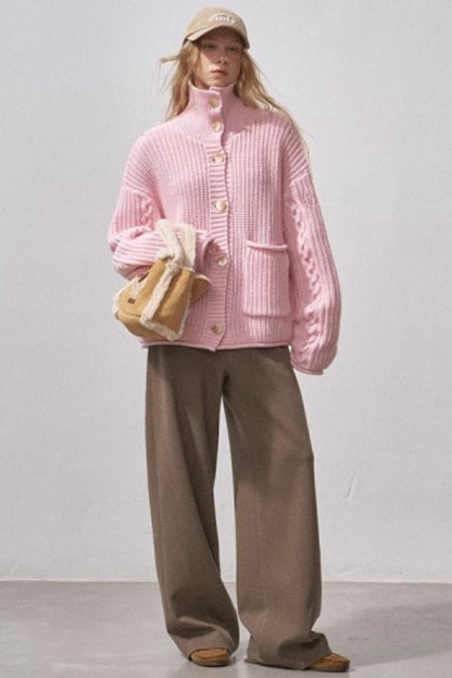 Wool Blend Scimitar Pants