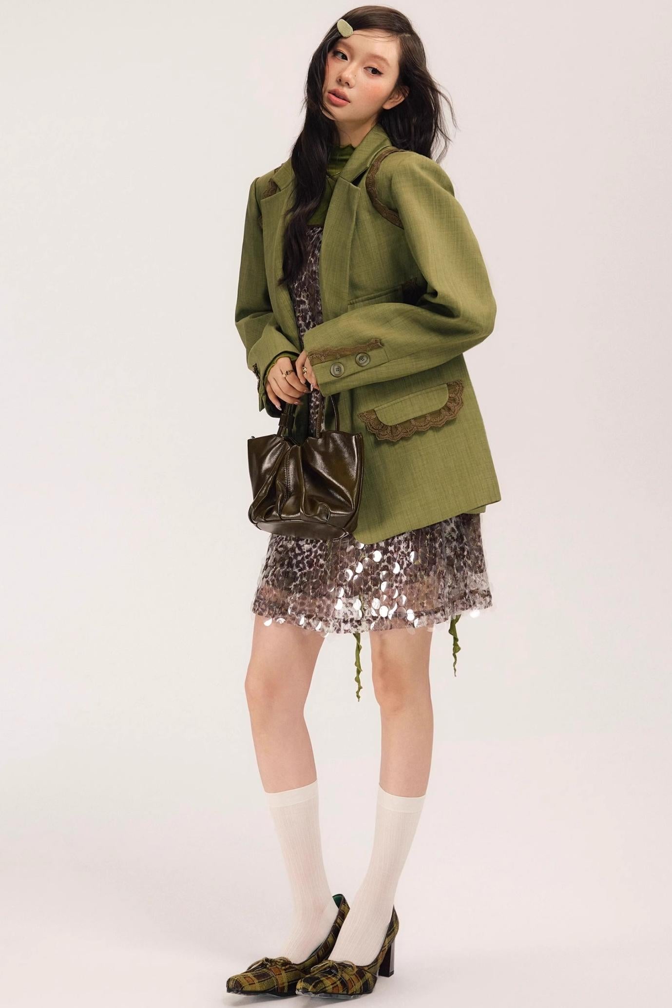 Ivy Vintage Green Blazer