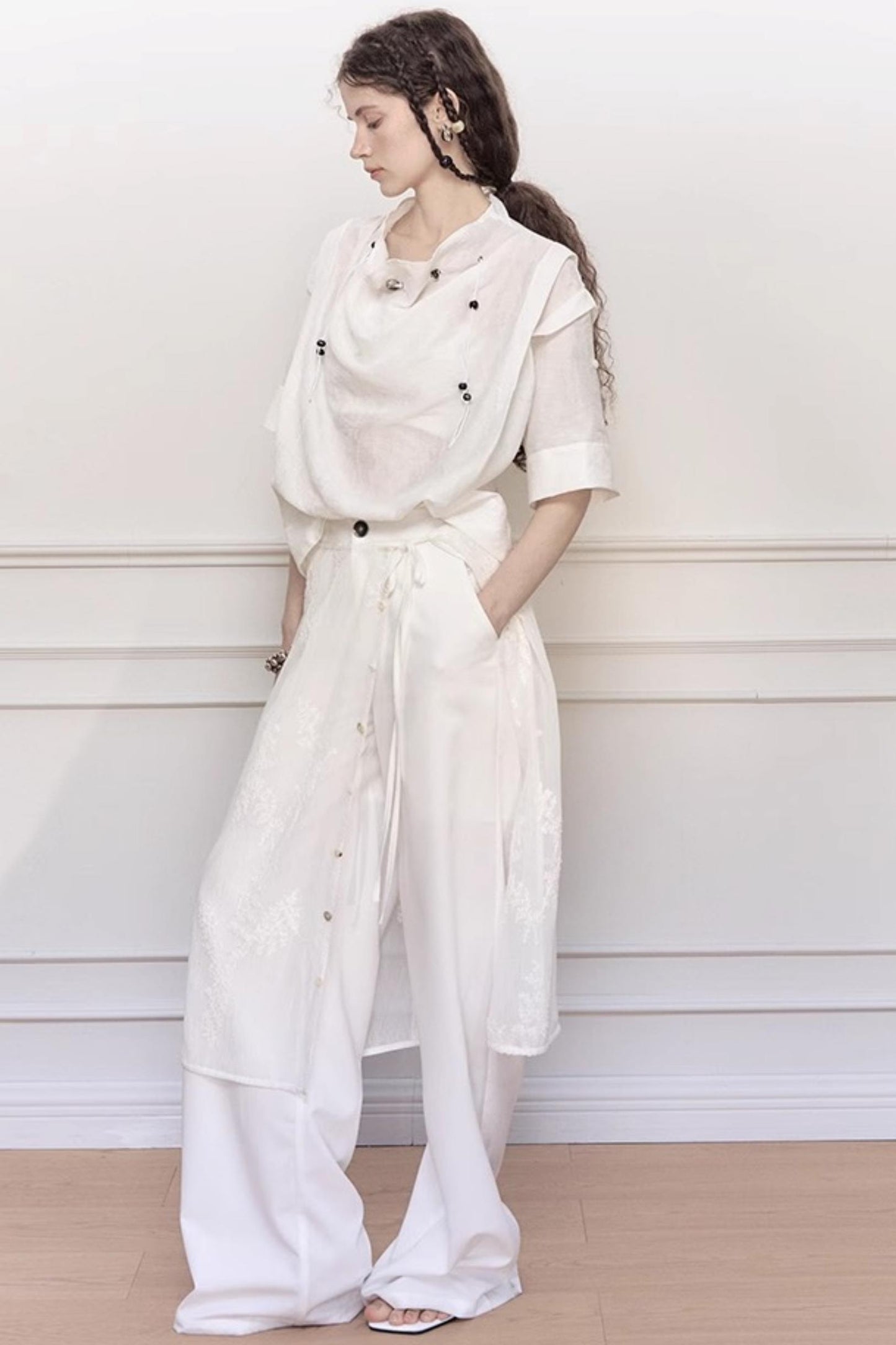 Yuan Beaded Summer Top