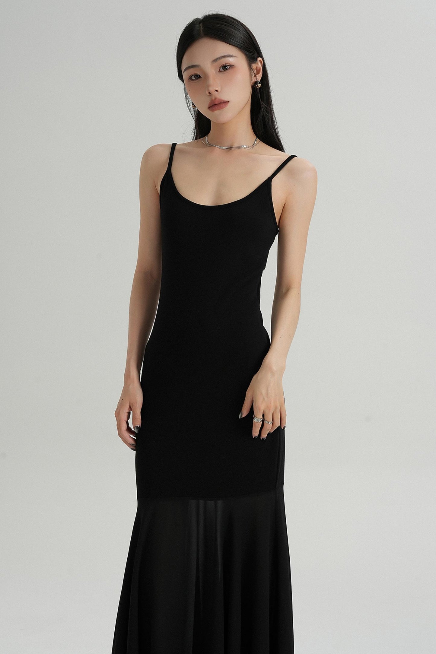 Summer Fishtail Halter Dress