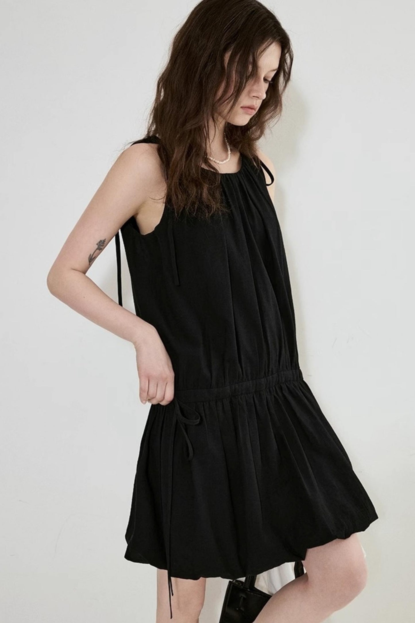 Three-Dimensional Halter Dress