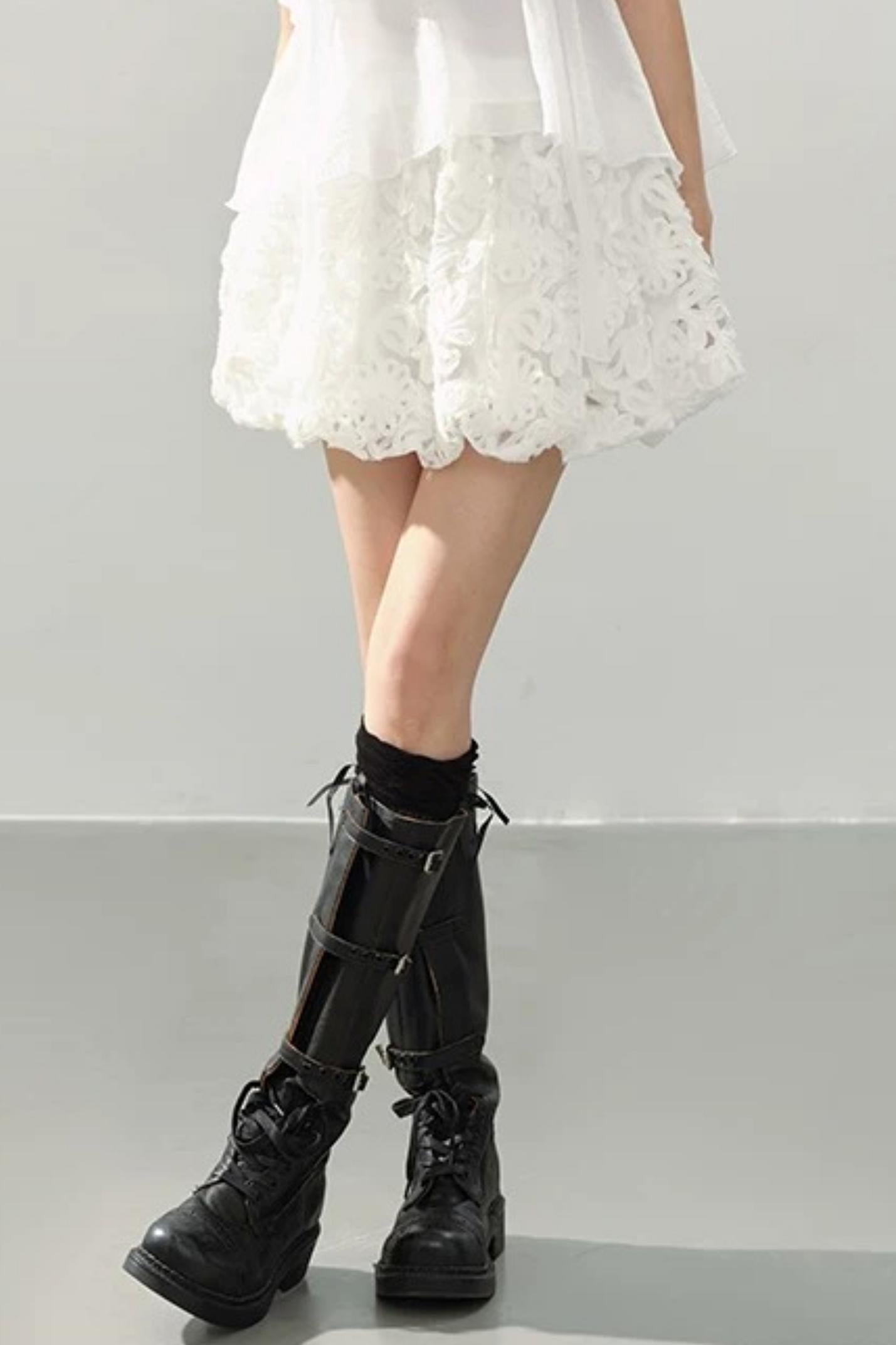 Floral Whisper A-Line Skirt