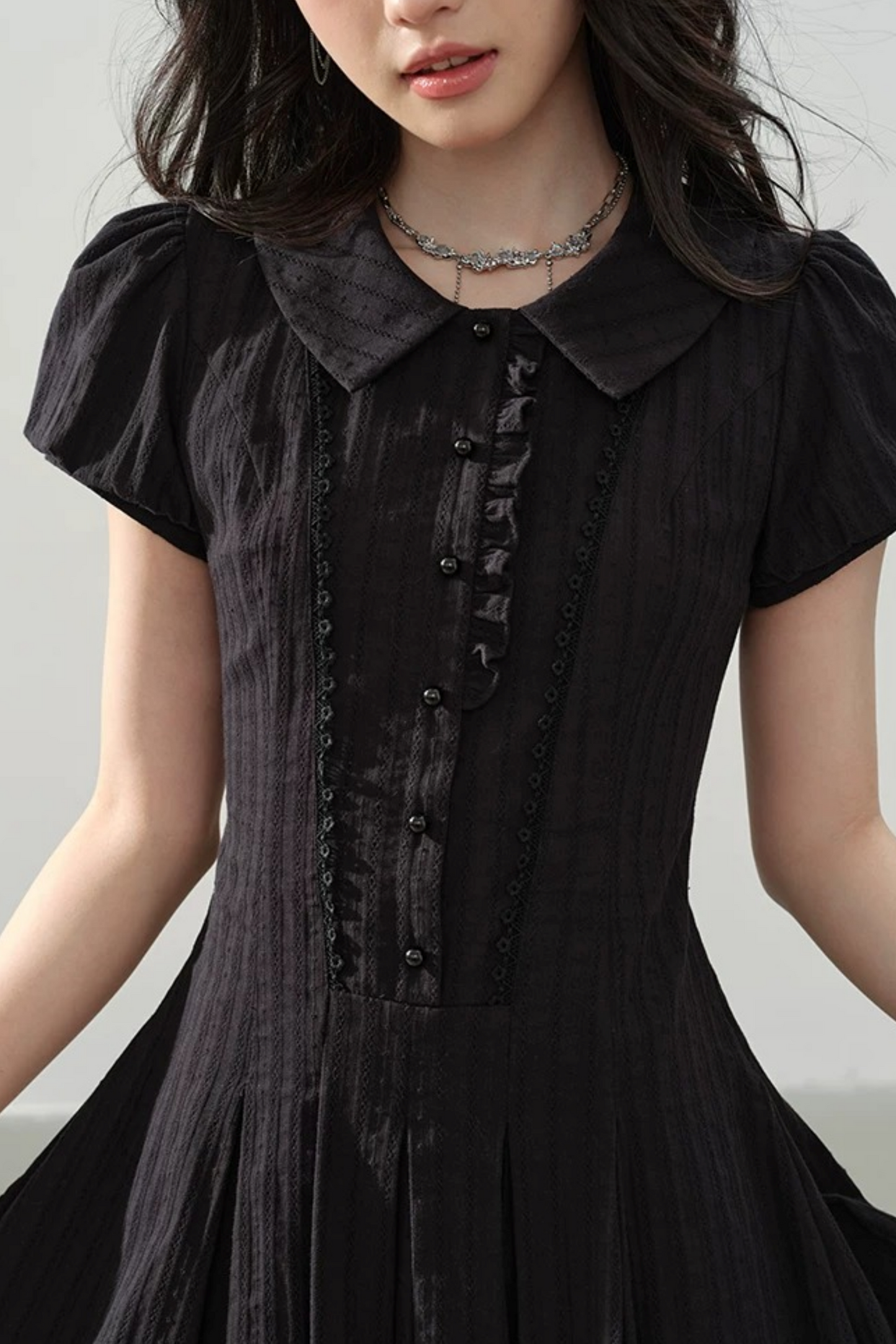 Girl's Elegy Puff Sleeve Dress