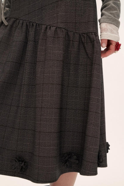 Flower High-End Mid-Length Skirt