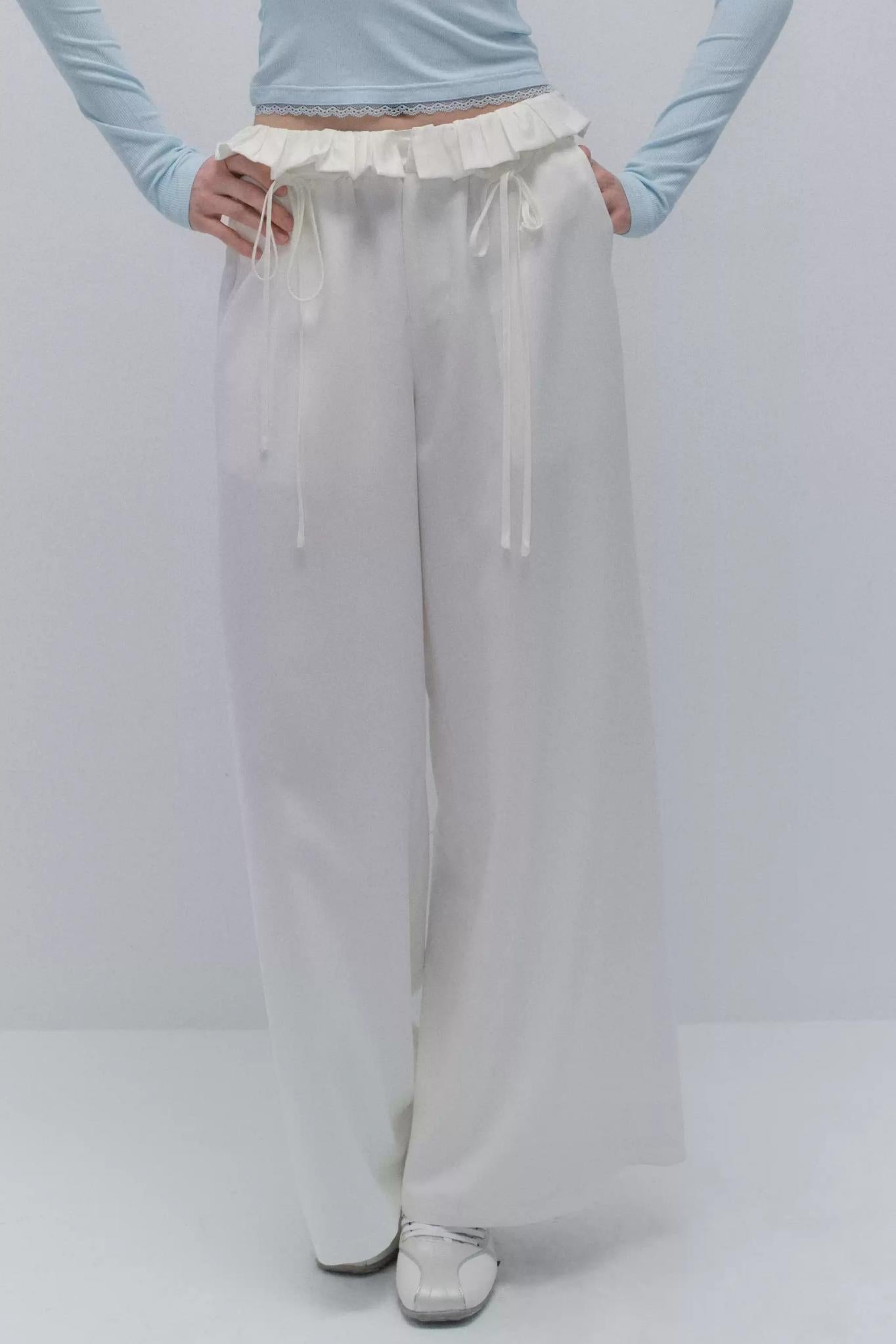 Relaxed Fit Mop Pants