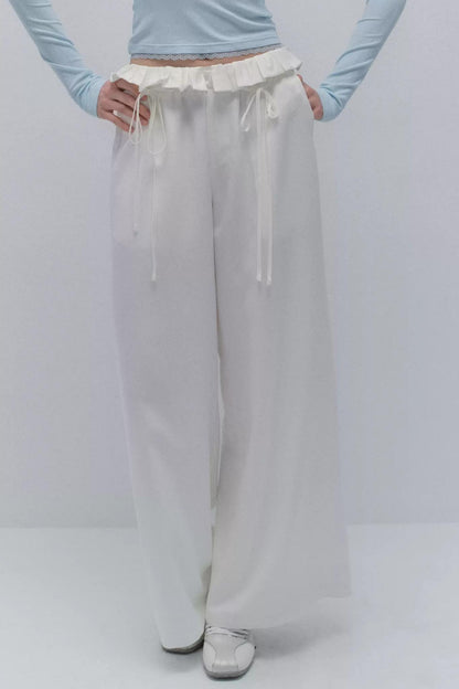 Relaxed Fit Mop Pants